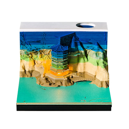 Deep In Mountains 3d Memo Pad