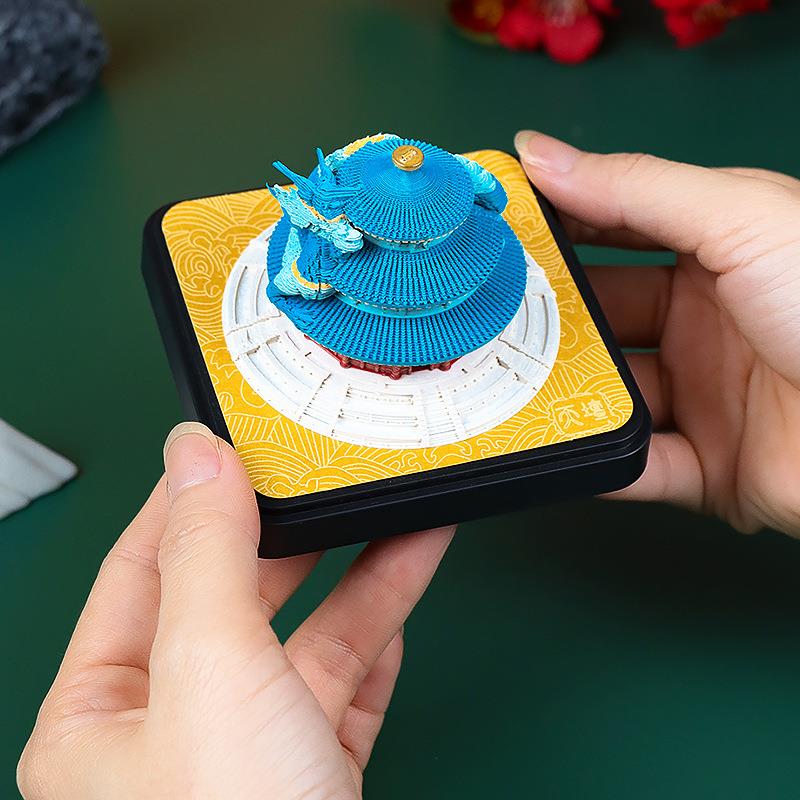 Temple Of Heaven 3d Memo Pad - Daily Calendar 2026