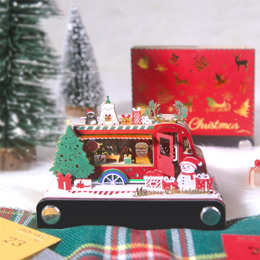 Christmas Food Truck 3d Memo Pad - Daily Calendar 2026