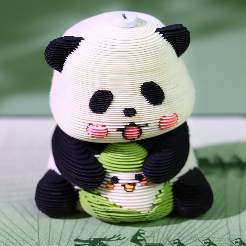 Panda Zongzi 3d Memo Pad - Daily Calendar 2026
