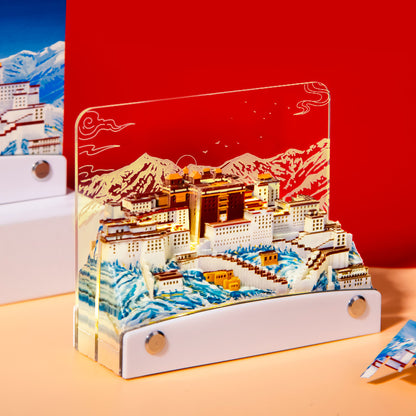 Potala Palace 3d Memo Pad - Weekly Planner 2026
