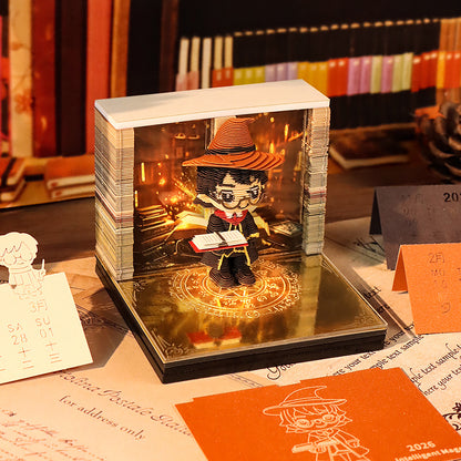 Wise Wizard 3d Memo Pad - Weekly Planner