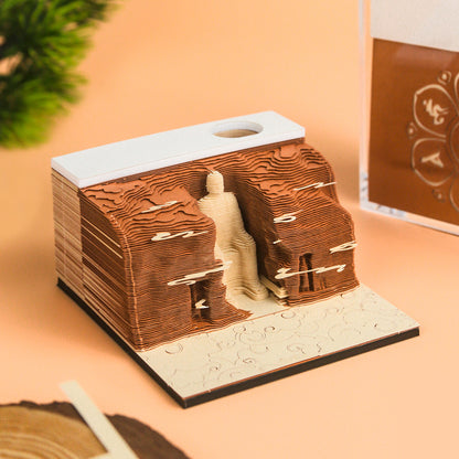 Leshan Giant Buddha 3d Memo Pad