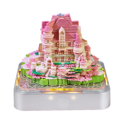 Love Castle 3D Memo Pad - Daily Calendar 2026