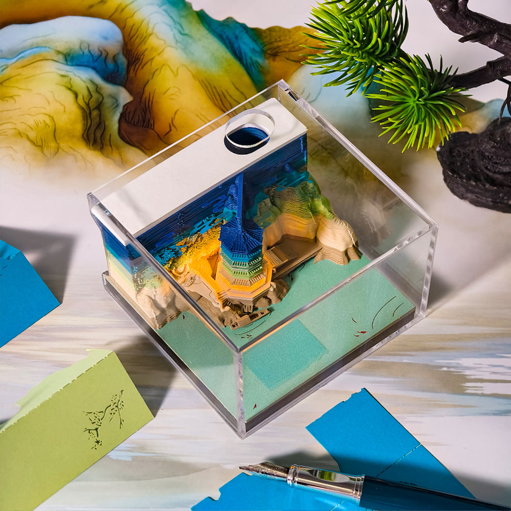 Deep In Mountains 3d Memo Pad