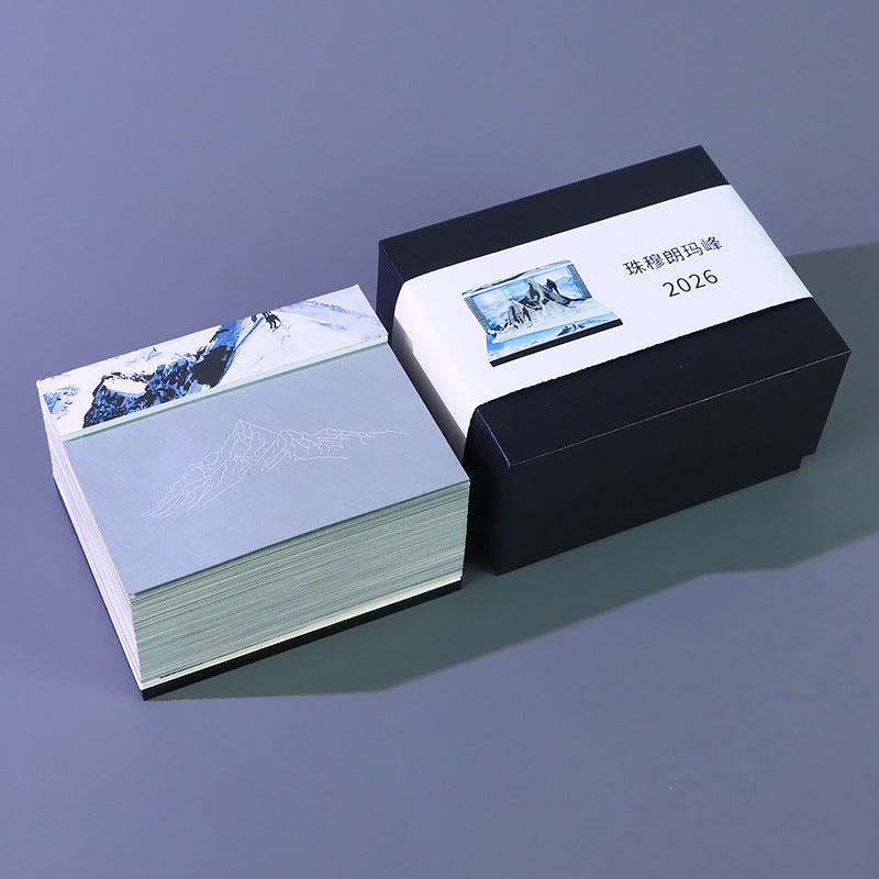 Mount Everest 3D Memo Pad - Weekly Planner 2026