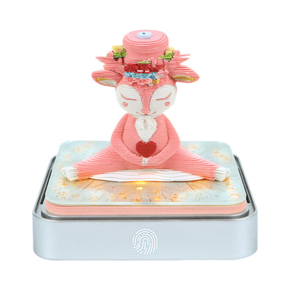 Elk 3d Memo Pad - Daily Calendar 2026