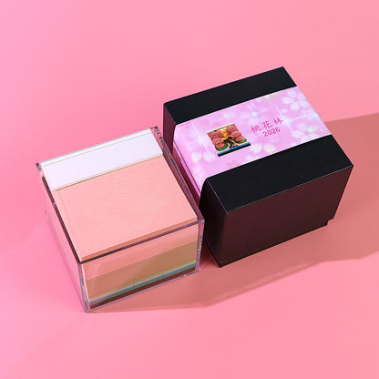 Peach Blossom Forest 3d Memo Pad - Weekly Planner 2026