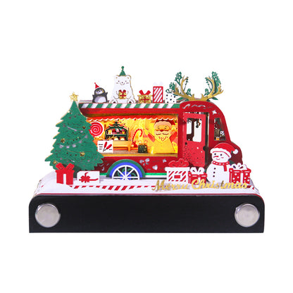 Christmas Food Truck 3d Memo Pad - Daily Calendar 2026