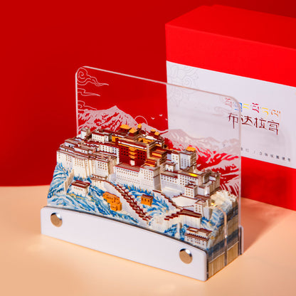 Potala Palace 3d Memo Pad - Weekly Planner 2026