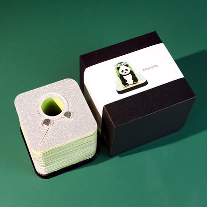 Relaxed Panda 3d Memo Pad - Daily Calendar 2026