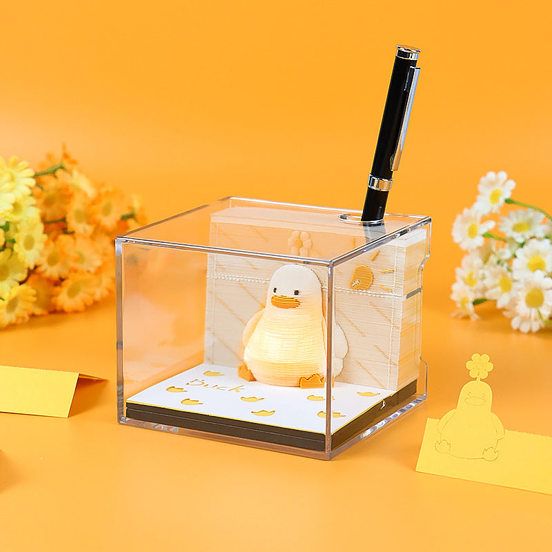 Lucky Duck 3d Memo Pad