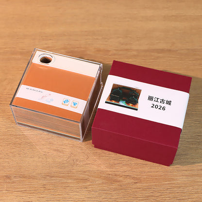 Lijiang Old Town 3d Memo Pad - Weekly Planner 2026