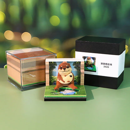 Otter 3d Memo Pad - Weekly Planner 2026