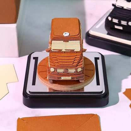 Luxury Car 3d Memo Pad - Daily Calendar 2026