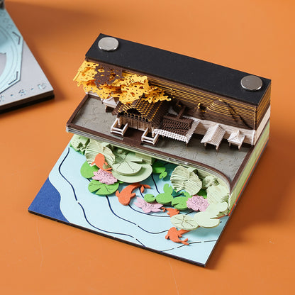 Chinese Summer 3D Memo Pad - Weekly Planner 2026