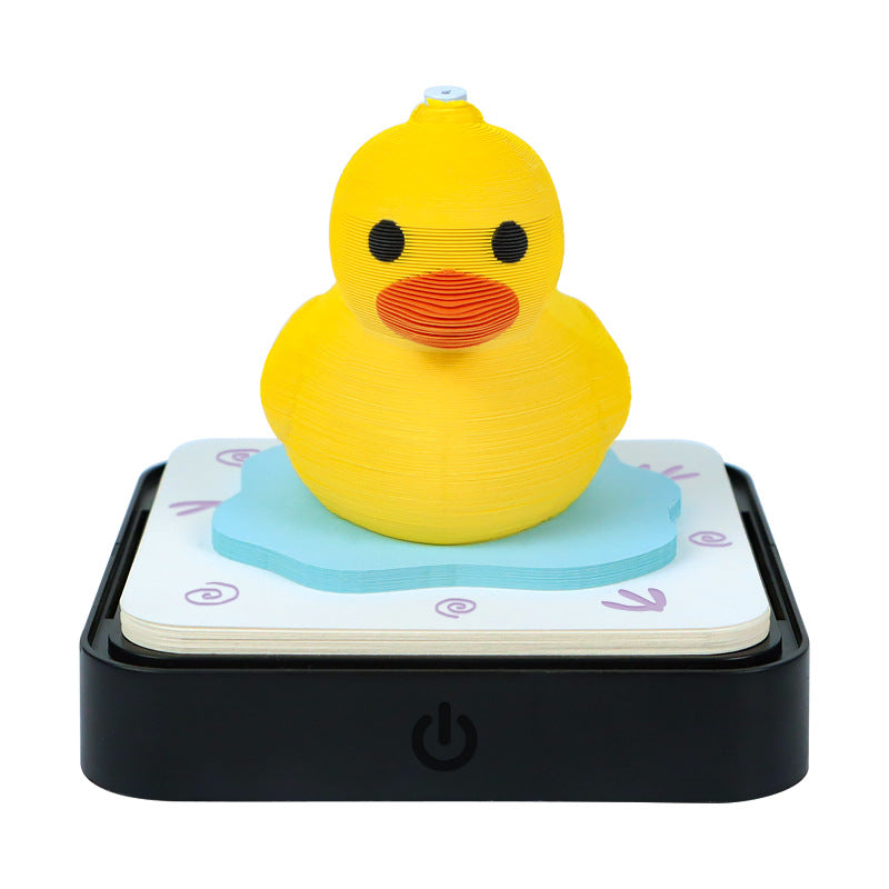 Yellow Duck 3d Memo Pad - Daily Calendar 2026