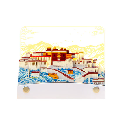 Potala Palace 3d Memo Pad - Weekly Planner 2026