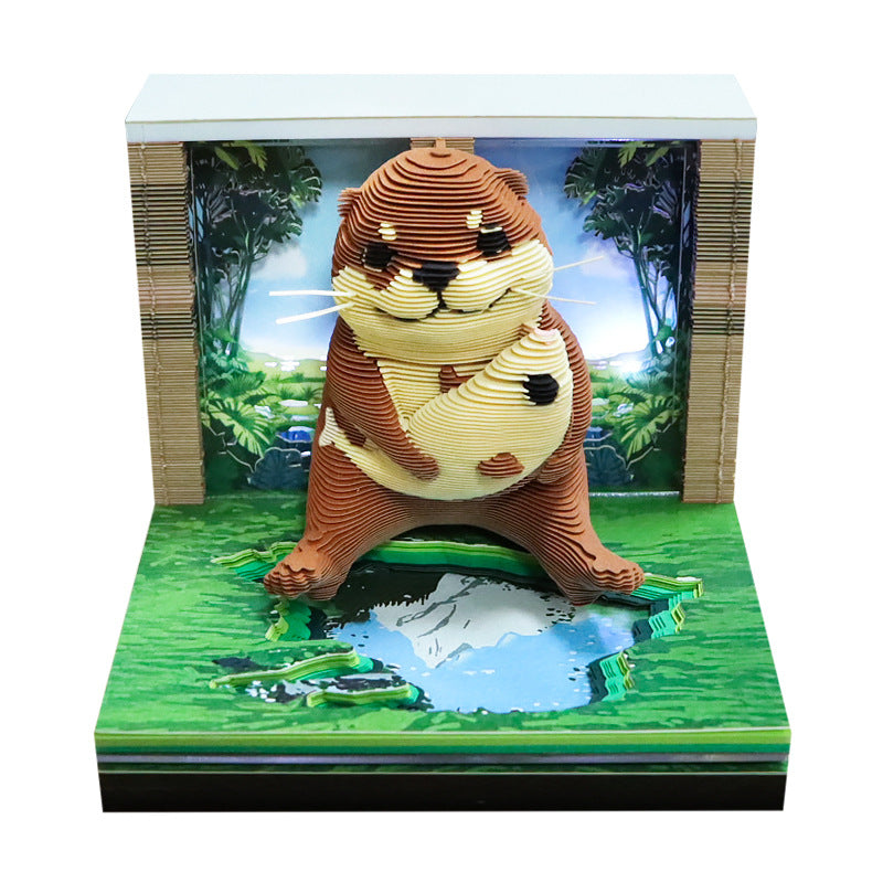 Otter 3d Memo Pad - Weekly Planner 2026