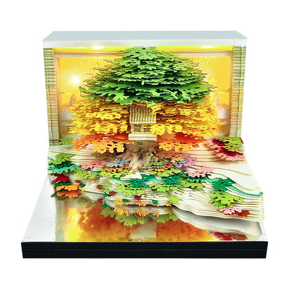 Flower Island Tree 3d Memo Pad - Weekly Planner 2026
