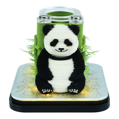 Relaxed Panda 3d Memo Pad - Daily Calendar 2026