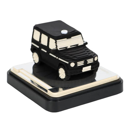 Luxury Car 3d Memo Pad - Daily Calendar 2026