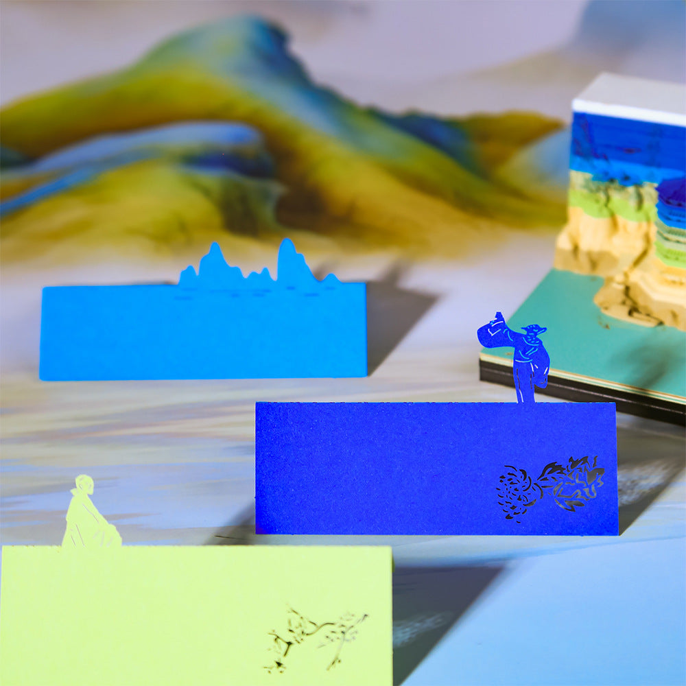 Deep In Mountains 3d Memo Pad