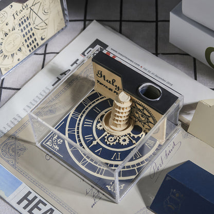 Leaning Tower Pisa 3d Memo Pad