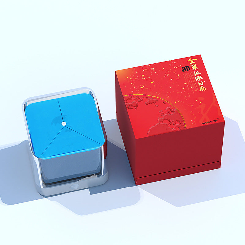 Earth Globe 3d Memo Pad - Daily Calendar 2026