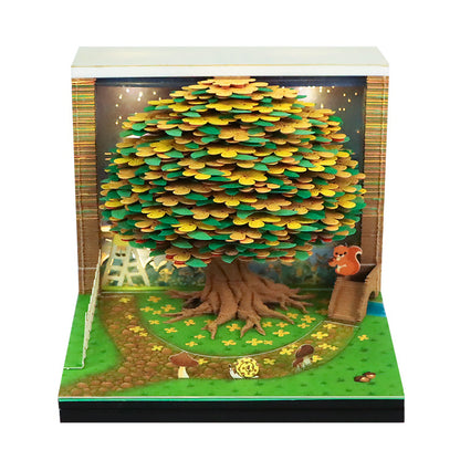 Osmanthus Moonlight 3d Memo Pad - Weekly Planner 2026