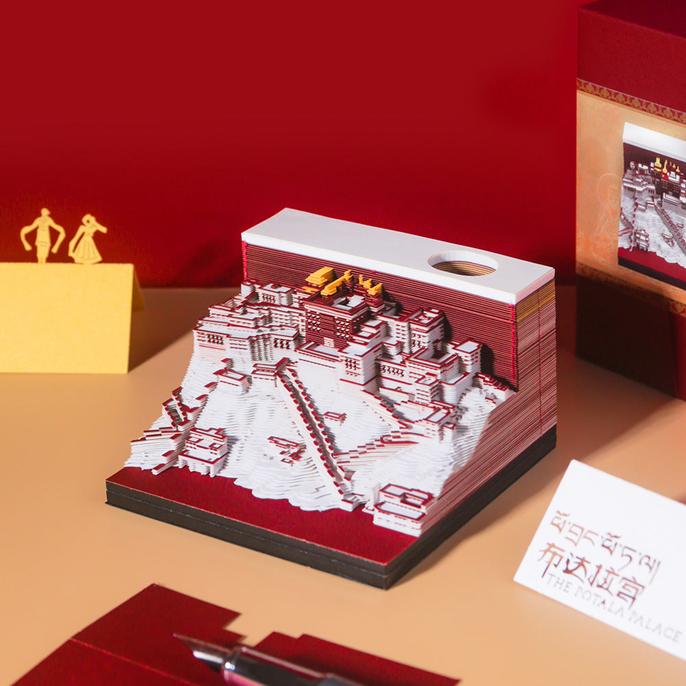 Potala Palace 3d Memo Pad