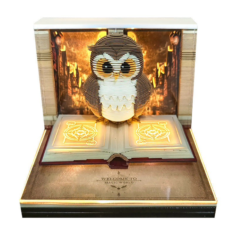 Magic Eagle 3d Memo Pad - Weekly Planner 2026