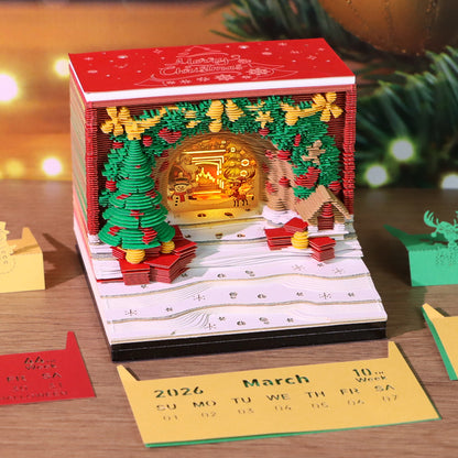 Christmas Archway 3D Memo Pad - Weekly Planner 2026