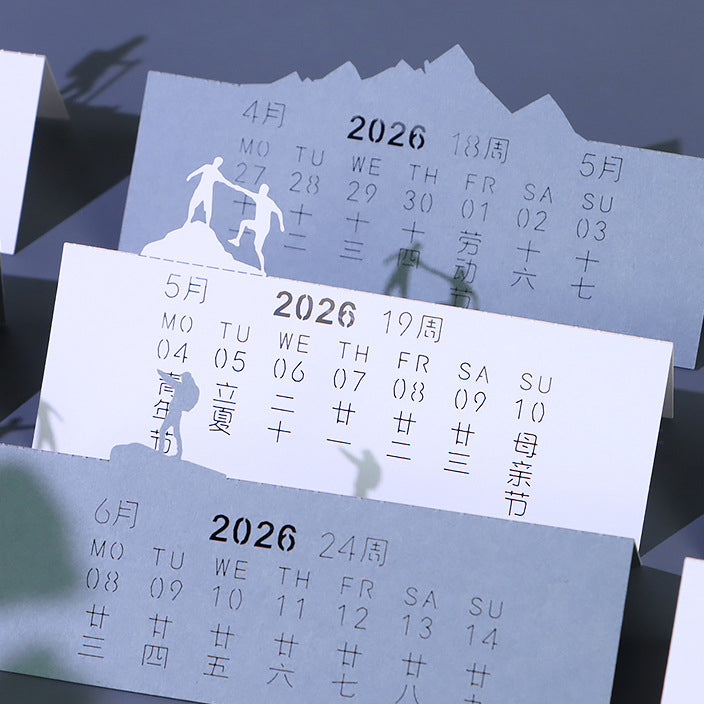 Mount Everest 3D Memo Pad - Weekly Planner 2026