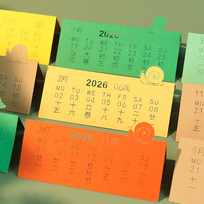 Osmanthus Moonlight 3d Memo Pad - Weekly Planner 2026