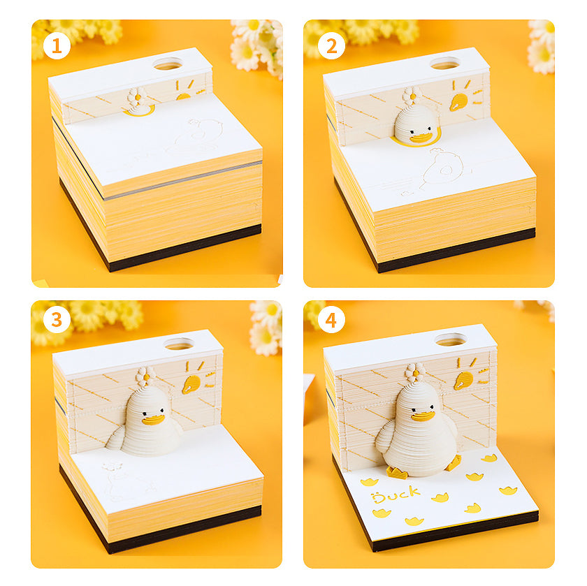Lucky Duck 3d Memo Pad