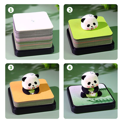 Panda Zongzi 3d Memo Pad - Daily Calendar 2026