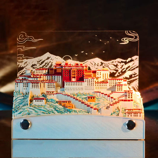 Potala Palace 3d Memo Pad - Weekly Planner 2026