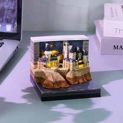 Magic Castle 3d Memo Pad - Weekly Planner 2026