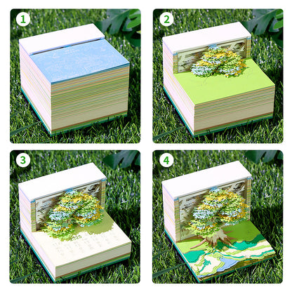 Enchanted Treehouse 3d Memo Pad - Weekly Planner 2026