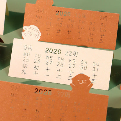 Otter 3d Memo Pad - Weekly Planner 2026