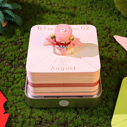 Elk 3d Memo Pad - Daily Calendar 2026