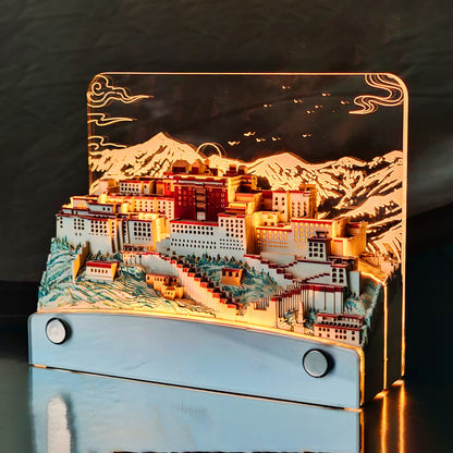 Potala Palace 3d Memo Pad - Weekly Planner 2026