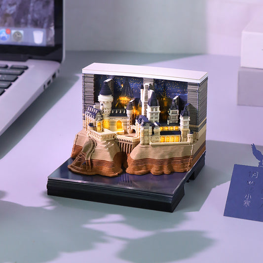 Magic Castle 3d Memo Pad - Weekly Planner 2026