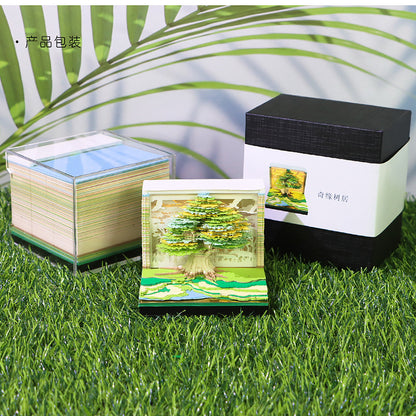 Enchanted Treehouse 3d Memo Pad - Weekly Planner 2026