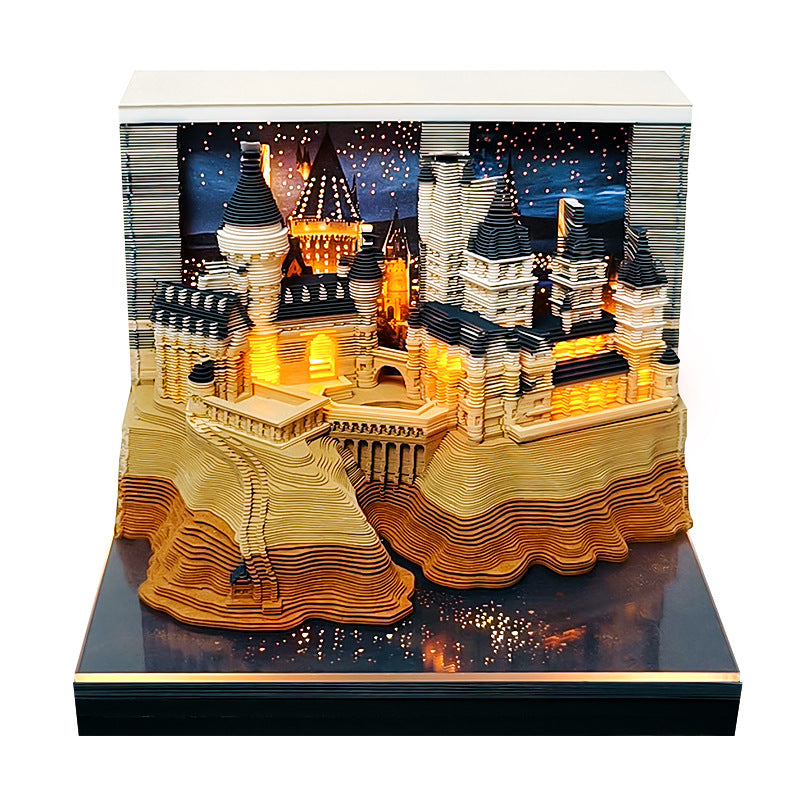 Magic Castle 3d Memo Pad - Weekly Planner 2026