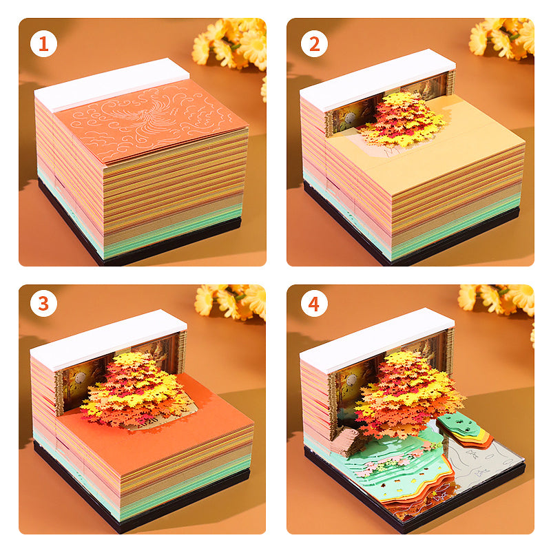 Phoenix Parasol Tree 3d Memo Pad - Weekly Planner 2026