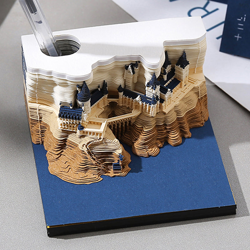 Hogwarts 3d Memo Pad - Weekly Planner 2026