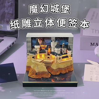 Magic Castle 3d Memo Pad - Weekly Planner 2026