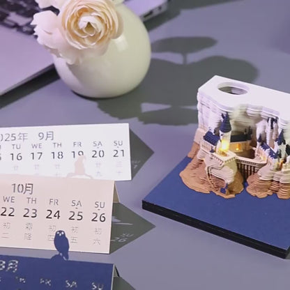 Hogwarts 3d Memo Pad - Weekly Planner 2026